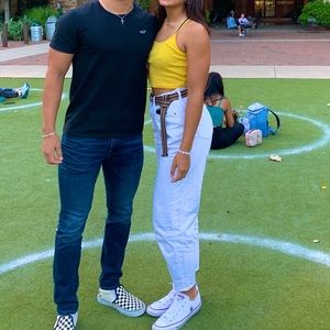 COPY - American Eagle Relaxed Mom Jean White